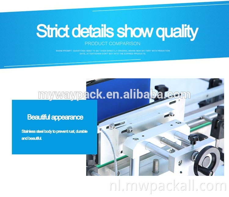 Automatische etiketteringsmachine Ronde fles Automatische vierkante ronde flessen Bierfles etiketteringsmachine voor automatisch label